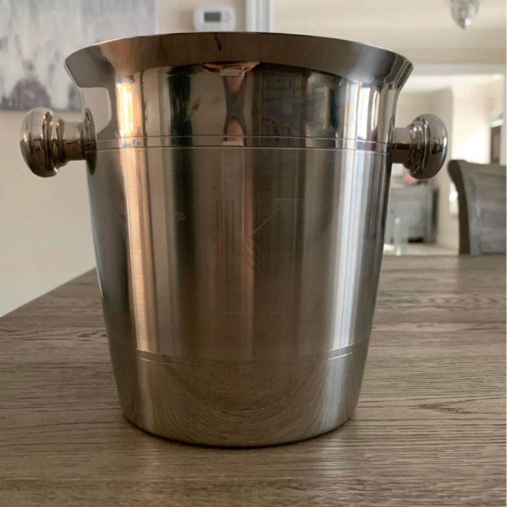 Monogrammed "K" Wine Bucket